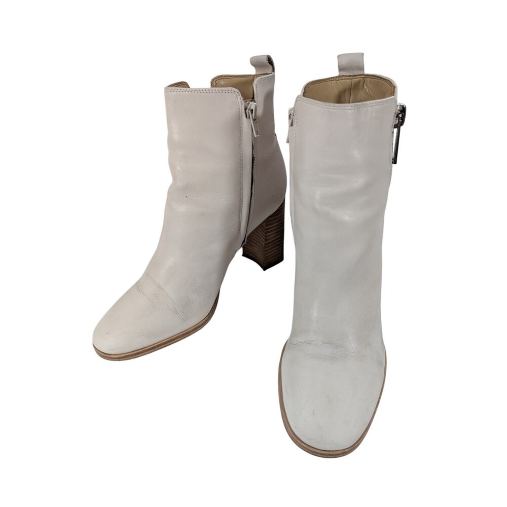 Nine West Cream Ankle Booties - Picture 3 of 10